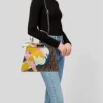 Fendi Peekaboo Bag Brown 33cm 8BN244AJGOF1HB5 - Image 5