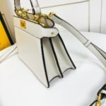 Fendi Peekaboo ISeeU Petite Bag White 20cm 8BN335ABVEF0QVL - Image 3