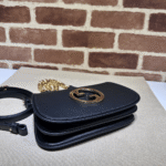 Gucci Blondie Mini Shoulder Bag Black 21cm 724645 UXX0G 1000 - Image 6