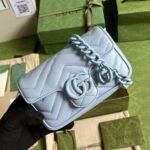Gucci Marmont Bag Blue16.5 cm 699757 UM8KV 4928 - Image 4