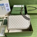 Gucci Dionysus Small Bag Beige and White 28 cm - Image 4