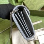 Gucci Marmont Mini Matelasse Bag Grey 20cm - Image 4