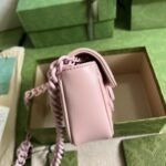 Gucci Marmont Bag Pink 16.5 cm 699757 UM8KV 5909 - Image 5
