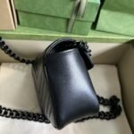 Gucci Marmont Belt Bag Black 12.5 cm 739599 UM8KV 1000 - Image 3
