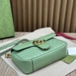 Gucci Marmont Bag Green 26 cm 443497 AABZC 3408 - Image 5