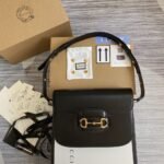 Gucci Horsebit 1955 Bag Black 25cm 602204 1DB0G 1000 - Image 2