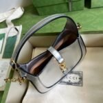 Gucci Jackie 1961 Mini Bag 19 cm Silver 675799 1TR0G 8106 - Image 4