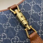 Gucci Jackie 1961 Small Bag Blue and Brown 28 cm ‎636706 2KQGG 8375 - Image 6