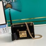 Gucci Padlock ‎Bee Star Bag 20cm Black 432182 DJ2LG 1055 - Image 2
