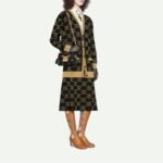 Gucci Padlock ‎Bee Star Bag 20cm Black 432182 DJ2LG 1055 - Image 8