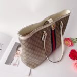 Gucci Ophidia Medium Tote With Web White 38cm 631685 96IWB 9794 - Image 6