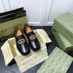 Gucci Interlocking G Loafers Black 701791 10R60 1000 - Image 6