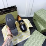 Gucci Interlocking G Loafers Black 701791 10R60 1000 - Image 5