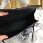 Hermes Kelly Mini Epsom Handbag Black 22cm - Image 6