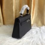 Hermes Kelly Mini Epsom Handbag Black 22cm - Image 3