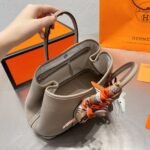 Hermes Garden Party Bag Etoupe 30cm - Image 2