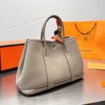Hermes Garden Party Bag Etoupe 30cm - Image 3