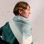 Hermes Gala Brides In Flowers Scarf 90 H004192S 01 - Image 5