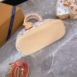 Louis Vuitton X Takashi Murakami Alma BB White Multicolor 24cm M13078 - Image 5