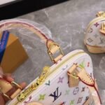 Louis Vuitton X Takashi Murakami Alma BB White Multicolor 24cm M13078 - Image 4