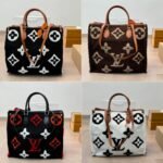 Louis Vuitton Monogram Giant Teddy Onthego Black 38cm - Image 3