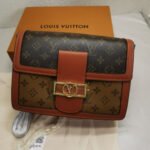 Perfect Match: Louis Vuitton Dauphine MM 25cm X Louis Vuitton Dauphine Compact Wallet 12cm - Image 3