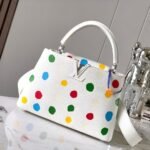 Louis Vuitton X YK Capucines MM 31Cm White - Image 7