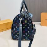 Perfect Match: Louis Vuitton TM Keepall Bandoulière Black 45cm X Louis Vuitton TM Cosmetic Pouch 19cm - Image 4