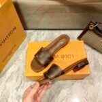 Louis Vuitton Lock It Flat Mule Monogram Brown - Image 2
