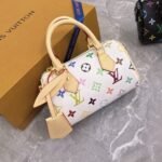 Louis Vuitton X Takashi Murakami Nano Speedy White Multicolored 16cm M13391 - Image 2