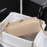 Saint Laurent Lou Camera Bag Gold Metal Beige 23Cm 612544DV7072721 - Image 4