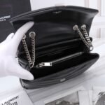 Saint Laurent Loulou Small Black Nickel 25cm - Image 6