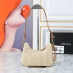 Prada Re Edition Crochet Bag Natural 22cm 1BC204 2M2T F0018 V JUO - Image 3