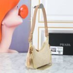Prada Re Edition Crochet Bag Natural 22cm 1BC204 2M2T F0018 V JUO - Image 4