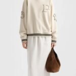 Prada Medium Suede Shoulder Bag 34cm - Image 7