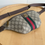 Gucci Ophidia Small Belt Bag Beige And Dark Brown 30Cm ‎‎‎839106 FAEOF 9745 - Image 5