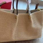 Valentino Garavani Medium Straw Summer Tote Beige 38cm 2W0B0K39YCE D84 - Image 3