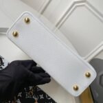 Louis Vuitton Mini Capucines Leather White 20cm - Image 4