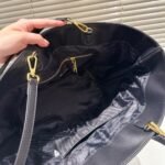 Prada Crochet Tote Bag Tan And Black 33cm 1BG499 2M2Q F0I55 V GOO - Image 5