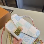 Louis Vuitton Pochette Métis East West Damier Light Blue 21cm N40749 - Image 4