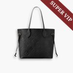 Super Vip 1:1 – Louis Vuitton Neverfull MM Monogram Empreinte Black 31Cm M45685