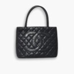 Chanel Medallion Tote Bag Black 30cm