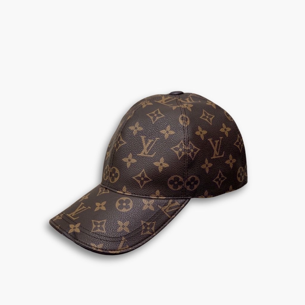Thumbnail-Elegous-3-1 Louis Vuitton Monogram Coated Canvas Cap Brown - Image 1