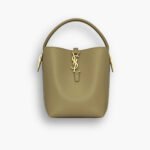 Saint Laurent Le 37 In Shiny Dark Beige 26cm