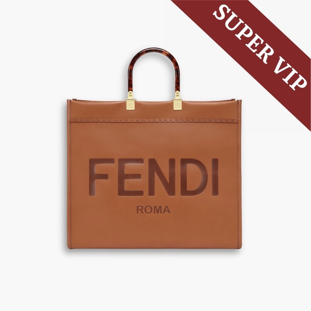 Thumbnail-Elegous-8 Super Vip 1:1 – Fendi Sunshine Large Bag Shopper Brown Leather 40cm 8BH372ABVLF0PWZ - Image 1