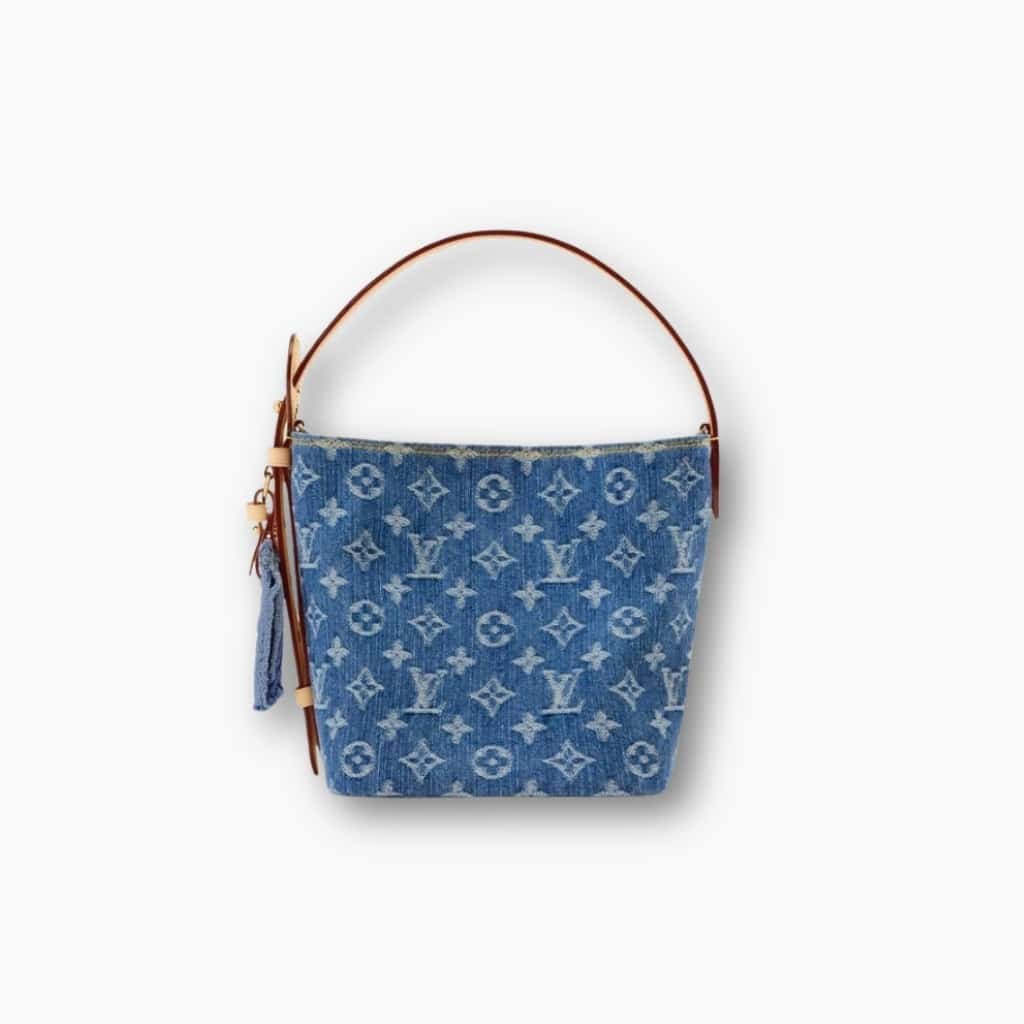 Thumbnails-Elegous-4-3 Louis Vuitton All In BB Denim Blue 18cm M28107 - Image 1