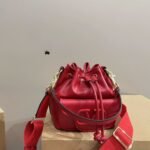 Valentino Garavani Loco Bucket Bag Red 18cm - Image 2
