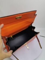 Hermes Kelly 25 Togo Handbag Orange 25cm - Image 6