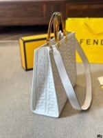 Fendi Sunshine Medium Bag White 35cm 8BH386AMCVF0QVL - Image 7