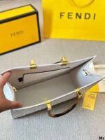 Fendi Sunshine Medium Bag White 35cm 8BH386AMCVF0QVL - Image 6